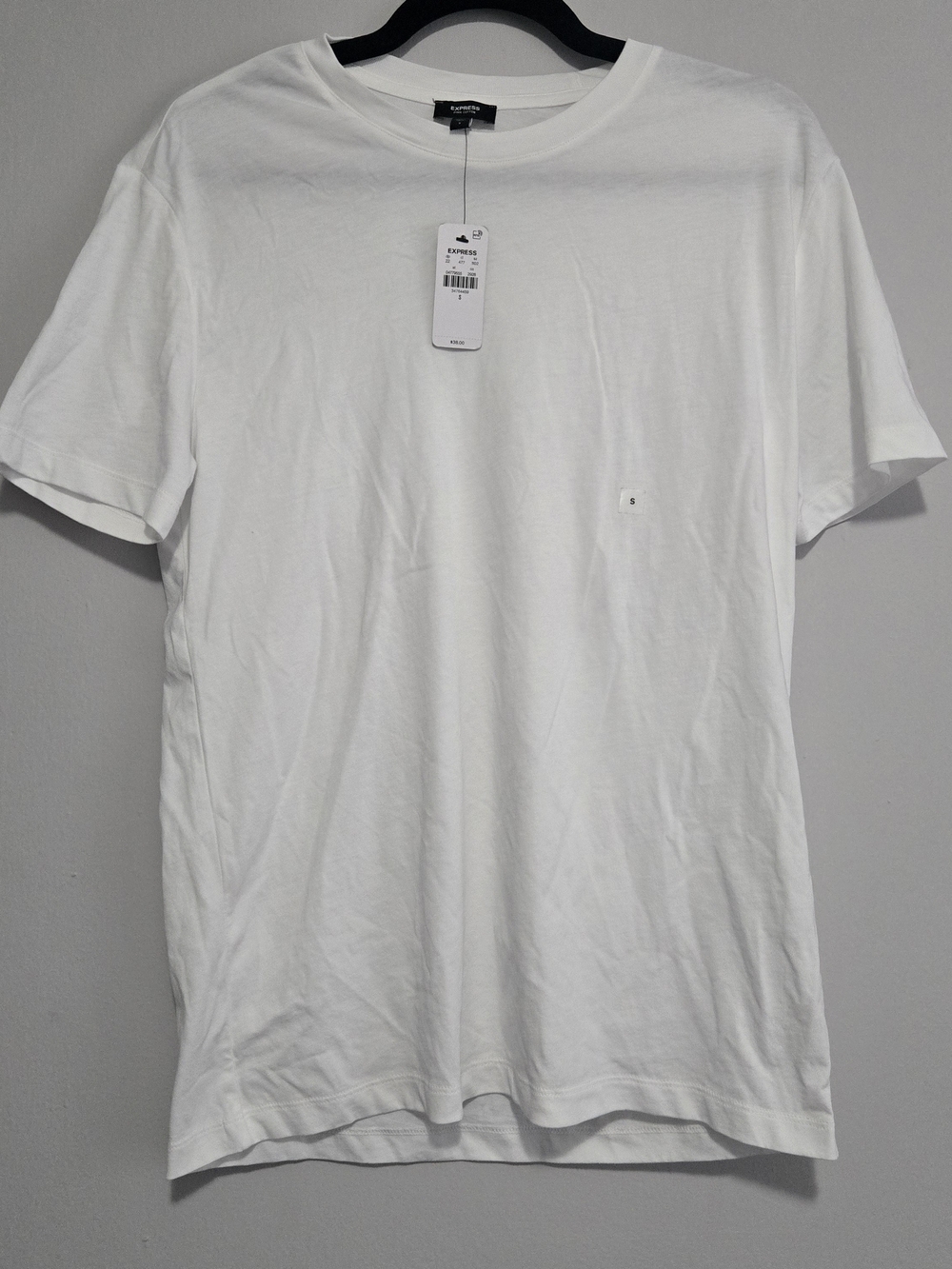 Express Men’s White Crew Neck T-Shirt